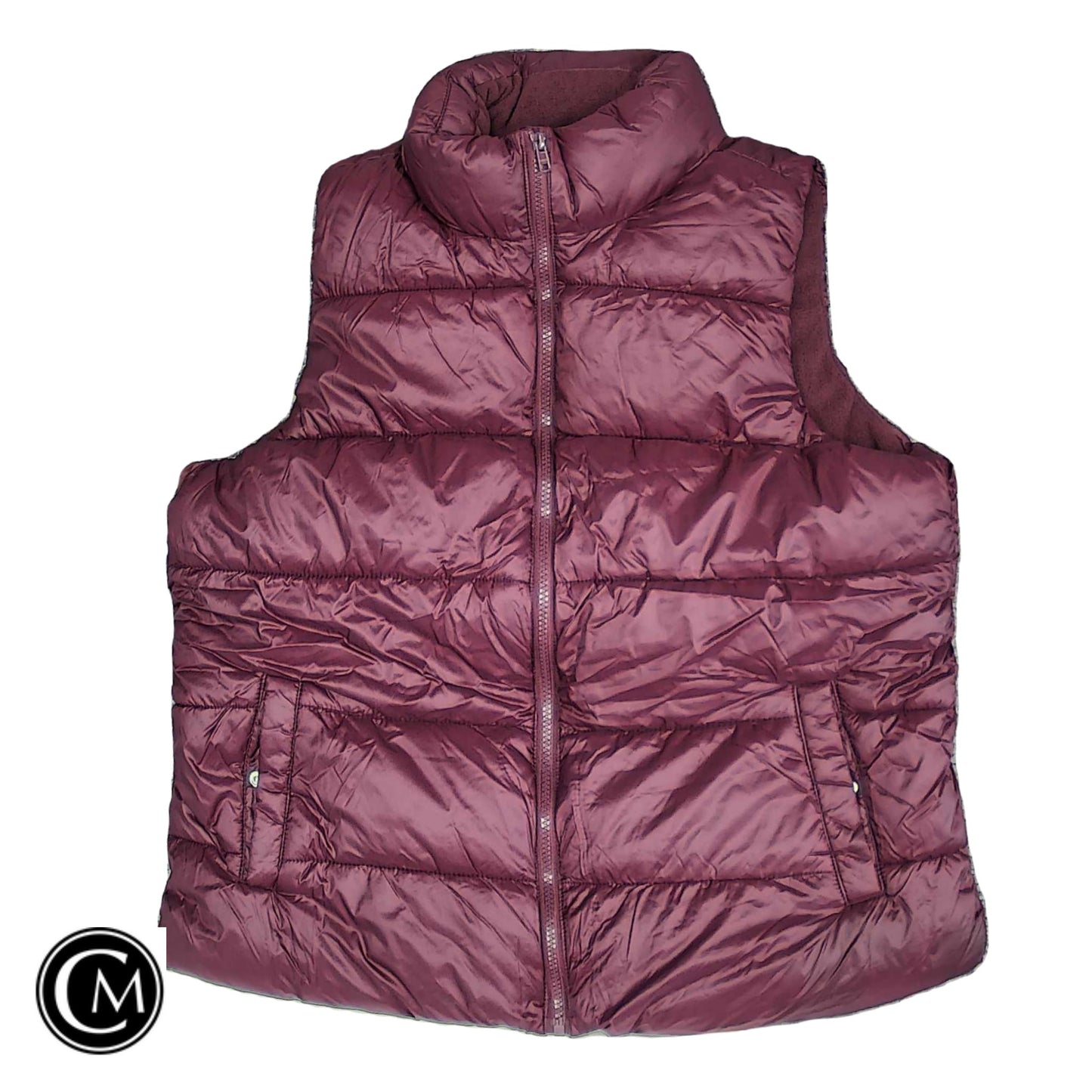 Vest Puffer & Quilted By Old Navy In Purple, Size: L image 1