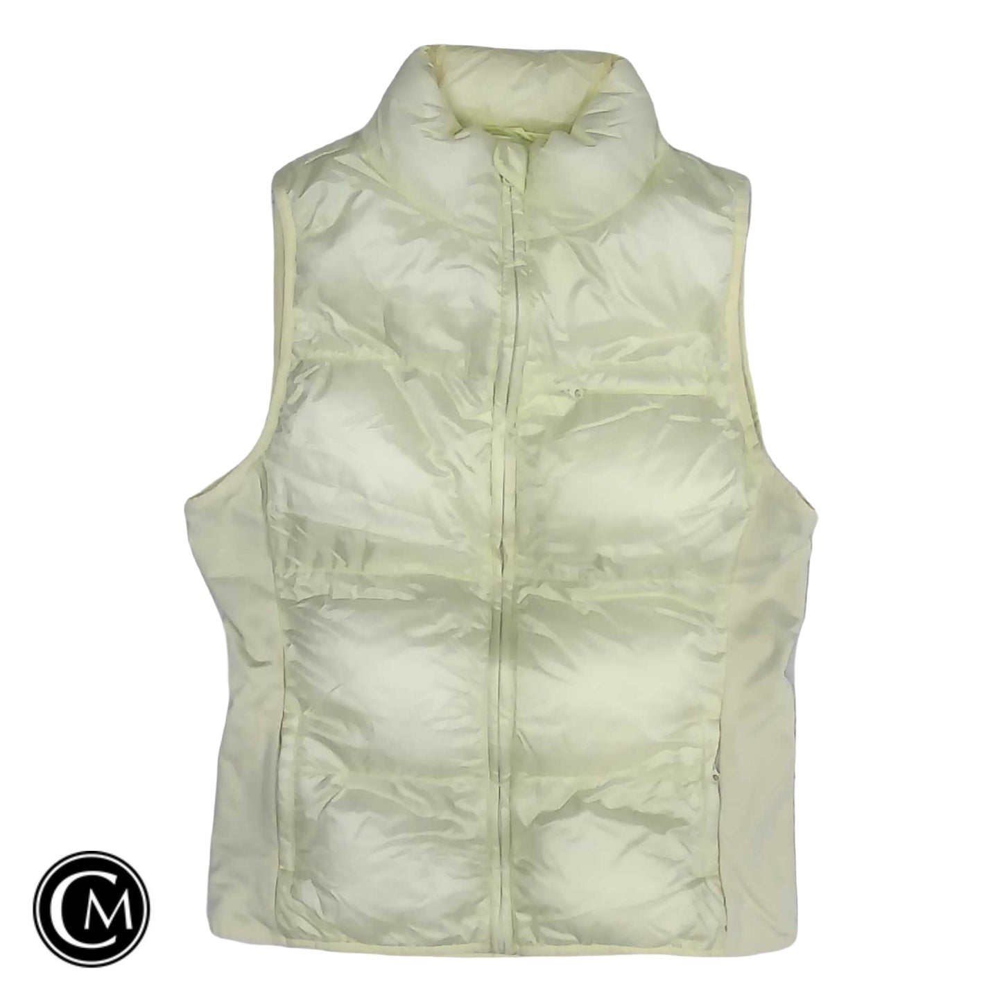 Vest Puffer & Quilted By Fabletics In Yellow, Size: M image 1