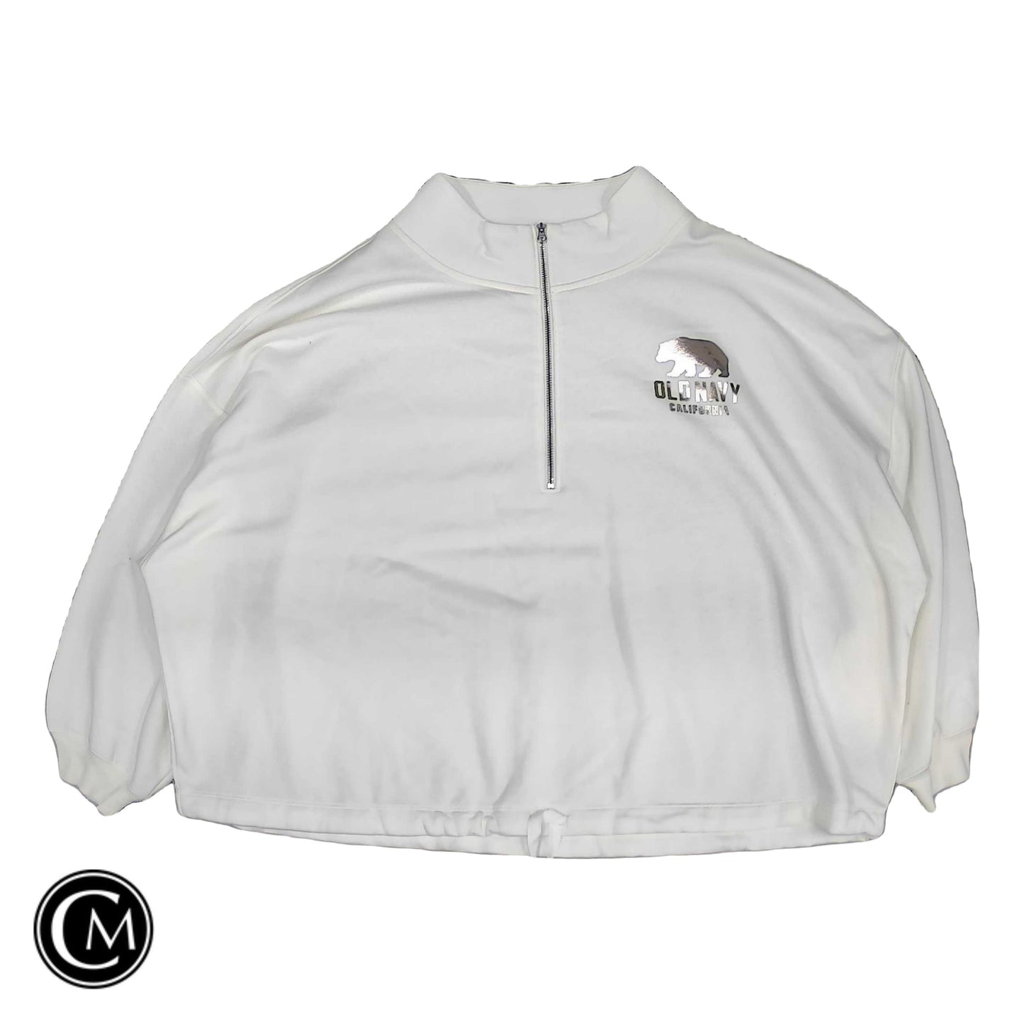 Sweater By Old Navy In Ivory, Size: Xxl image 1