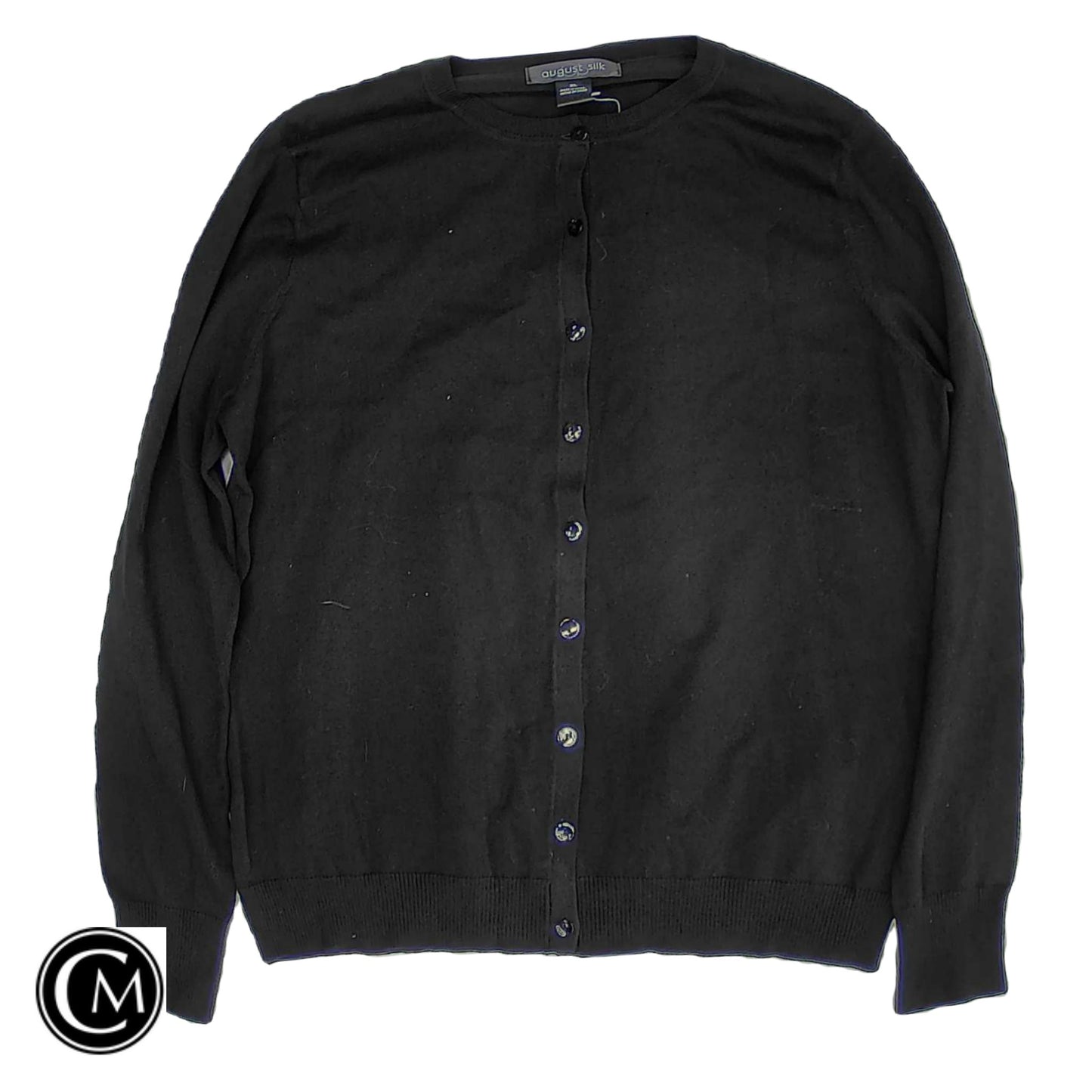 Cardigan By August Silk In Black, Size: Xl image 1