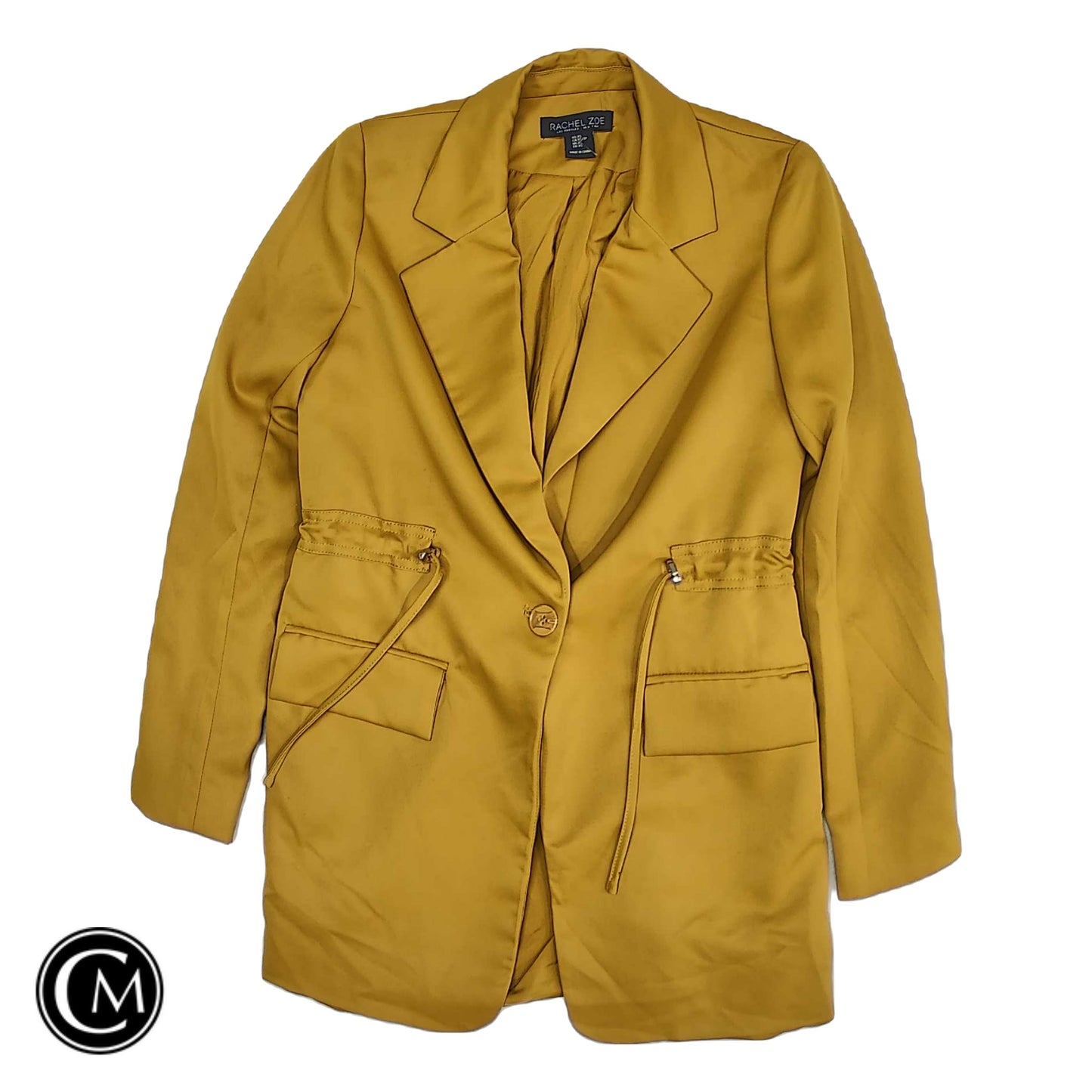 Blazer By Rachel Zoe In Yellow, Size: Xs image 1