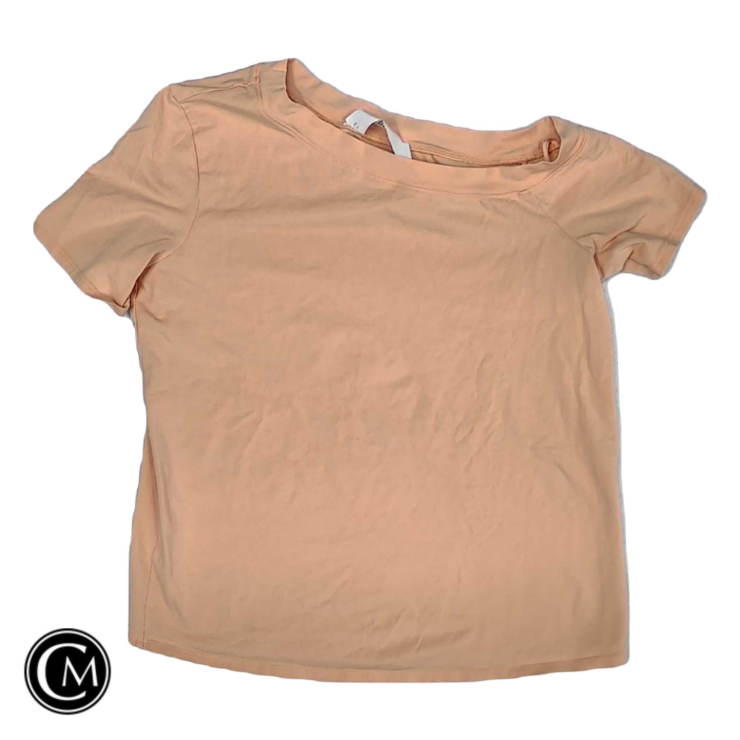 Athletic Top Ss By Lululemon In Orange, Size: Xs image 1