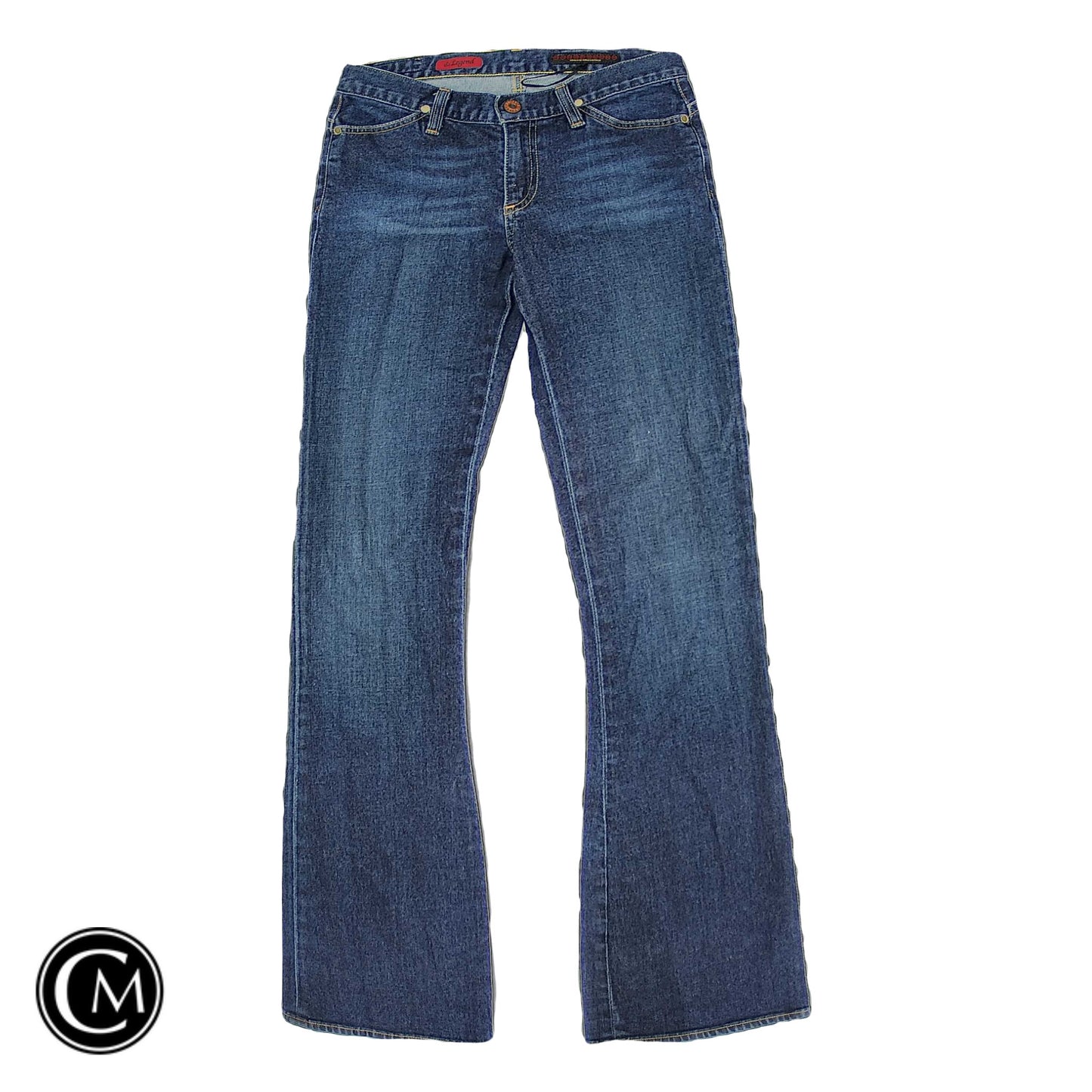 Jeans Flared By Ag Jeans In Blue Denim, Size: 2 image 1