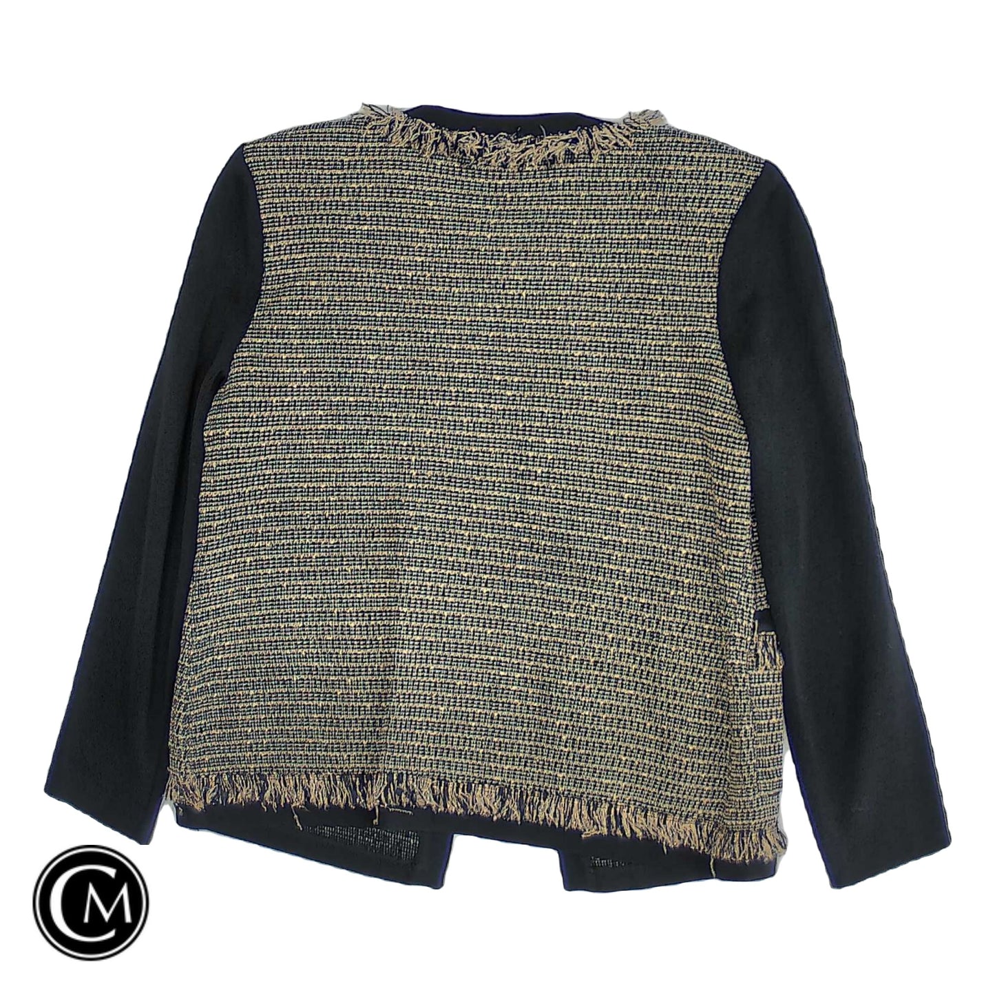 Blazer By Ming Wang In Black & Gold, Size: Xxs image 2