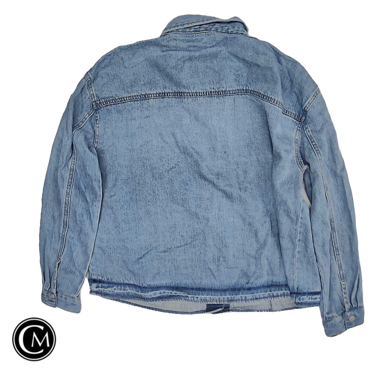 Jacket Shirt By Jane And Delancey In Blue, Size: M image 2