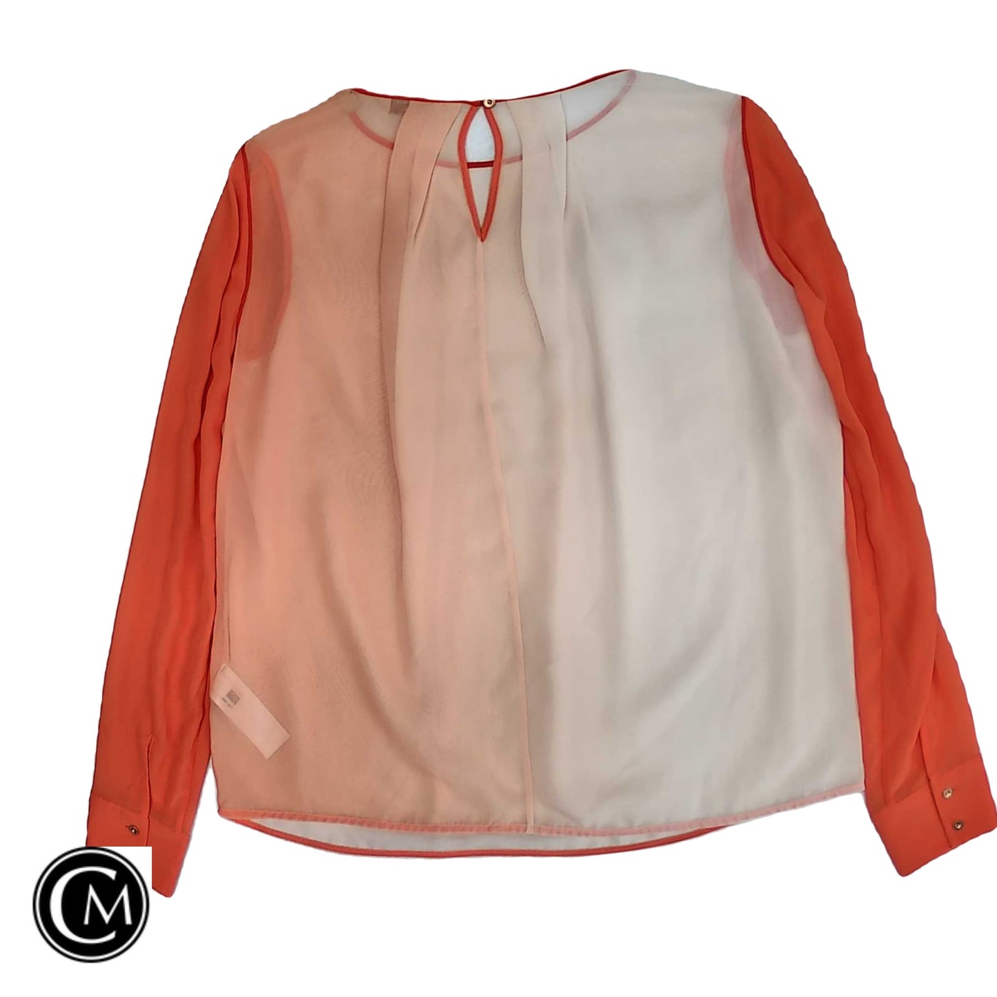 Blouse Ls By Ted Baker In Orange, Size: 4 image 2