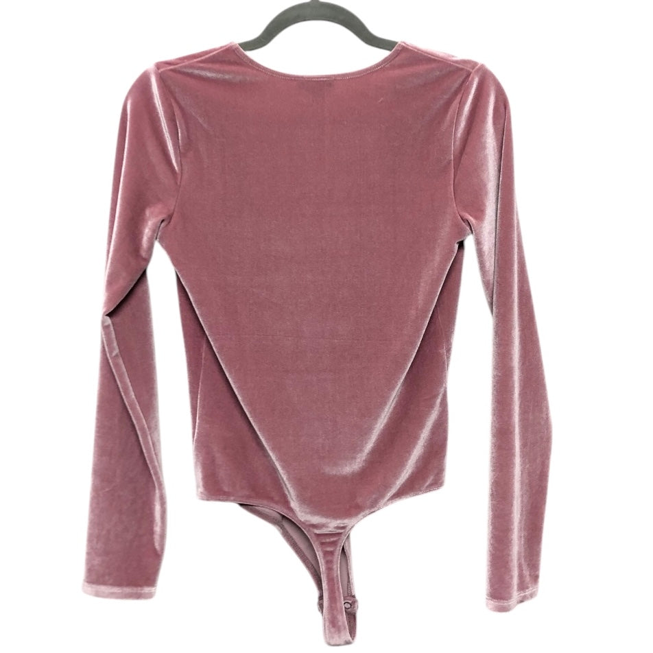 Bodysuit By Express In Pink, Size:S
