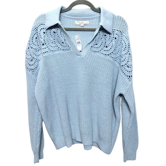 Sweater By Loft In Blue, Size:Xl