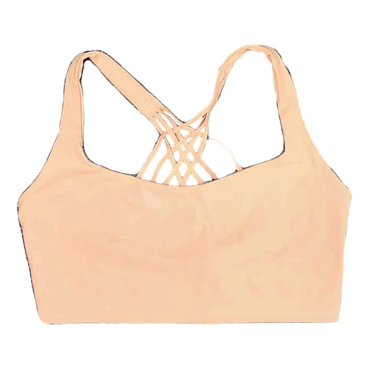 Athletic Bra By Lululemon In Orange, Size: Xl