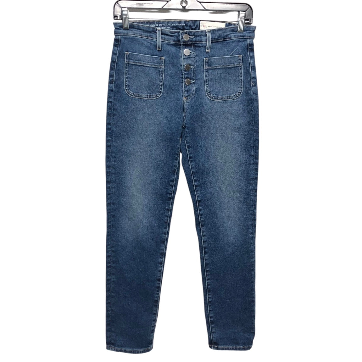 Jeans Skinny By Ag Jeans In Blue Denim, Size:4