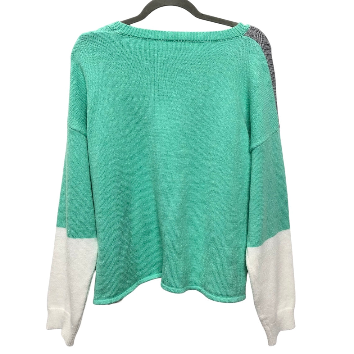 Sweater By Sew In Love In Green & Grey, Size:L