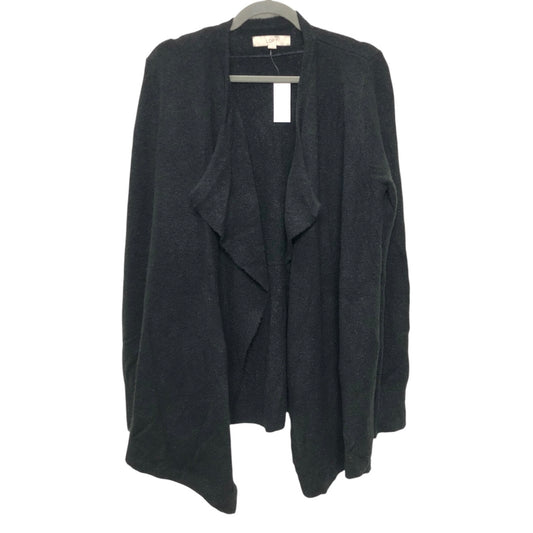 Sweater Cardigan By Loft In Black, Size:S