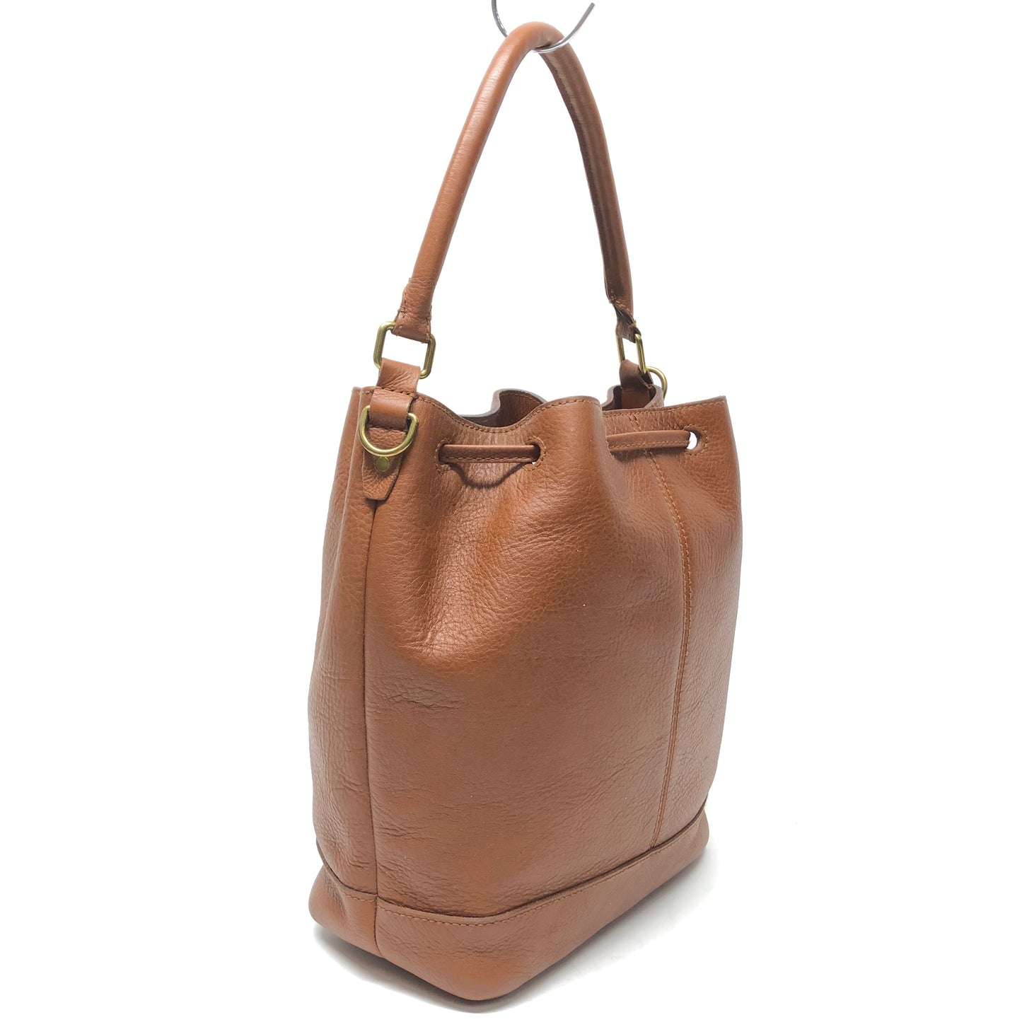 Handbag Leather By Madewell, Size: Medium