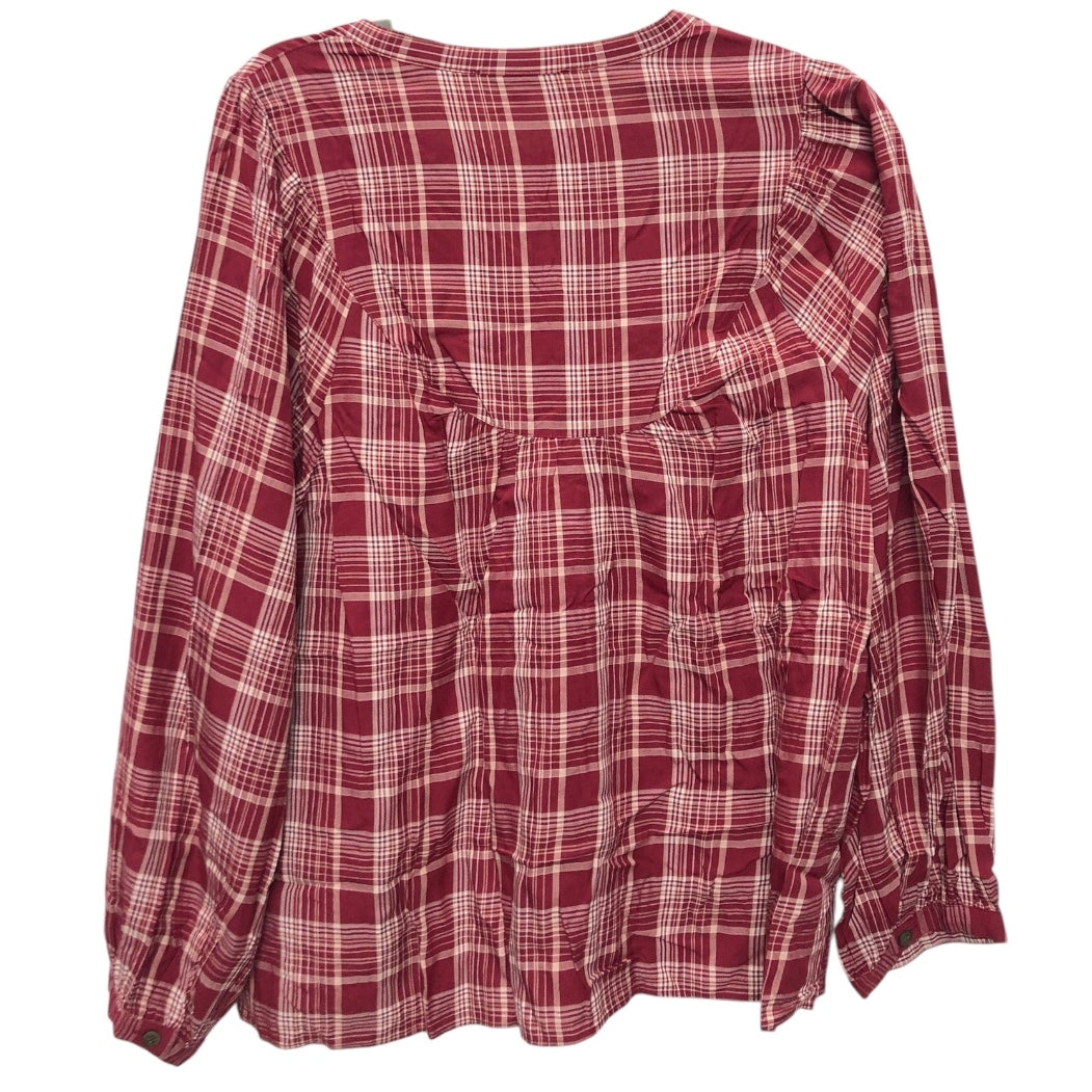 Top Ls By Madewell In Red, Size:M