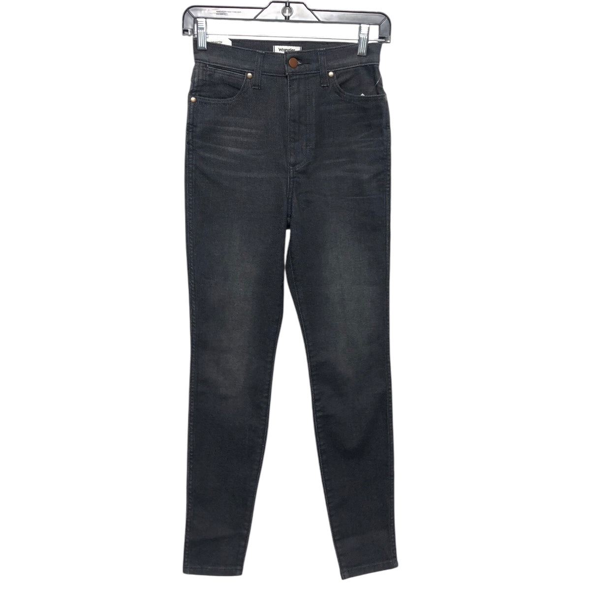 Jeans Skinny By Wrangler In Grey Denim, Size:0