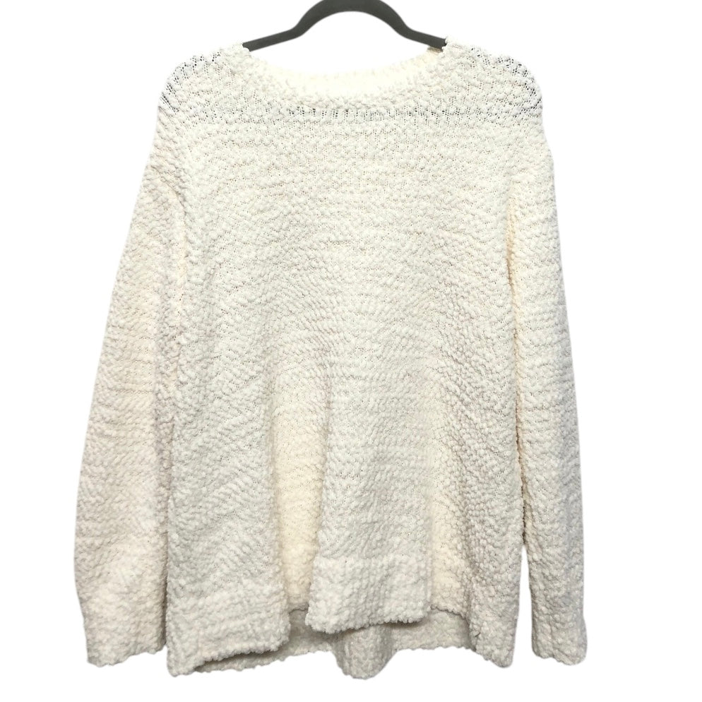 Sweater By Style And Company In Ivory, Size:L