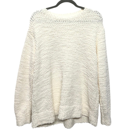 Sweater By Style And Company In Ivory, Size:L