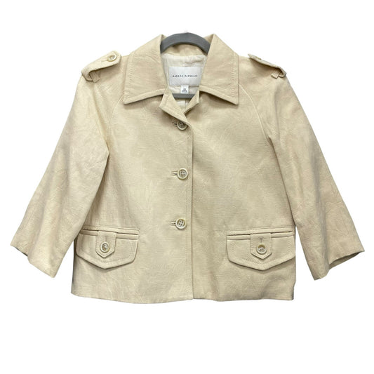 Blazer By Banana Republic In Cream, Size: Xs