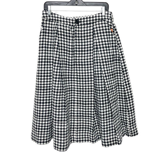 Skirt Midi By Who What Wear In Black & White, Size:10