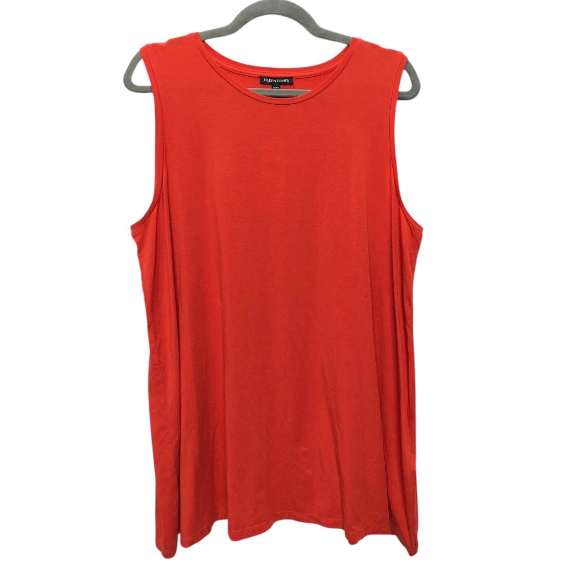 Top Sleeveless By Eileen Fisher In Red, Size:Xl