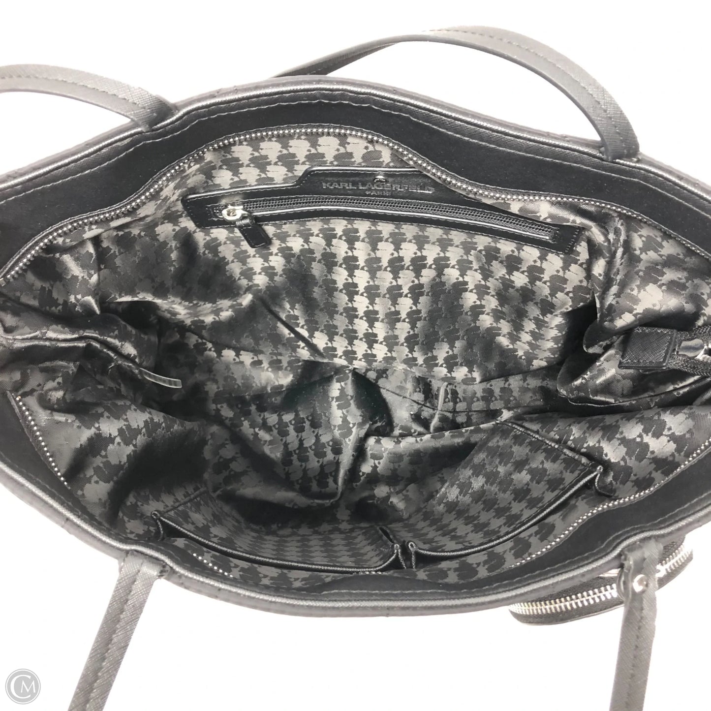 Tote Designer By Karl Lagerfeld, Size: Large
