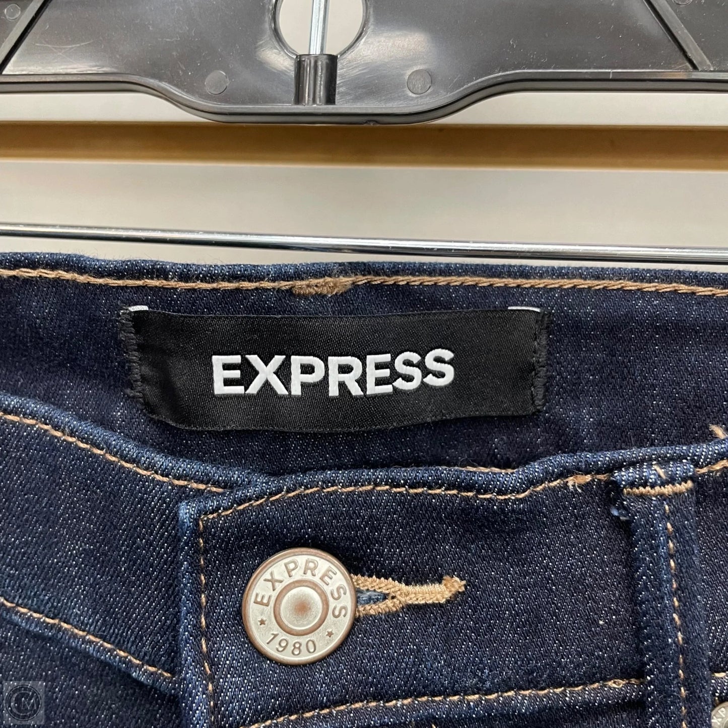 Jeans Skinny By Express In Blue, Size: 10