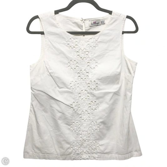 Tank Top By Vineyard Vines In White, Size: 4