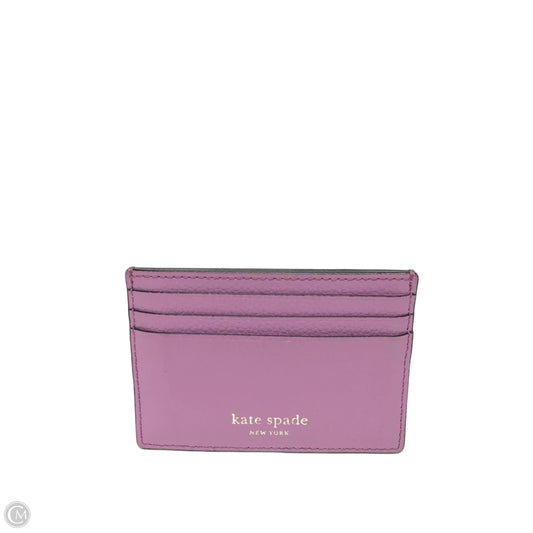 Wallet Leather By Kate Spade, Size: Small