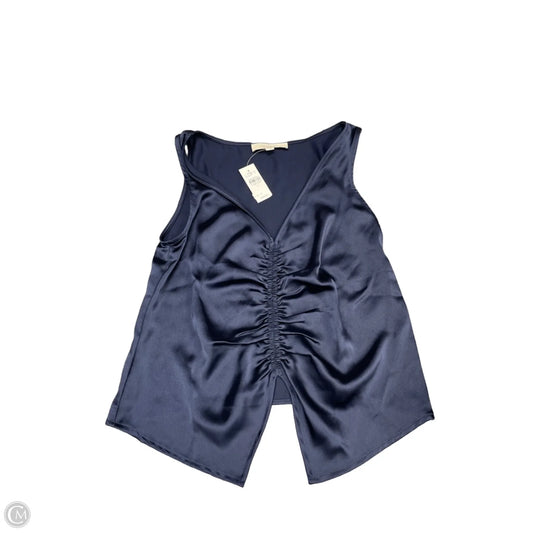 Top Sleeveless By Loft In Blue, Size: S