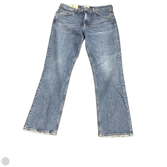 Jeans Straight By Agolde In Blue, Size: 14