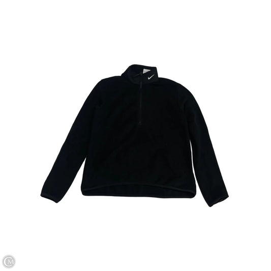 Athletic Jacket By Nike In Black, Size: S