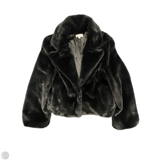Jacket Faux Fur & Sherpa By Gianni Bini In Black, Size: S