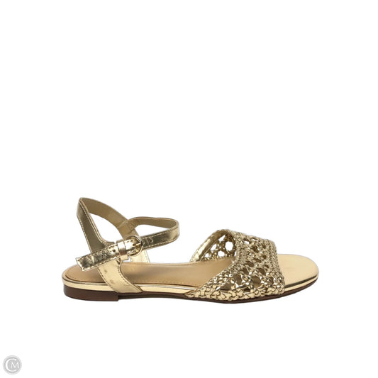 Sandals Flats By J. Crew In Gold, Size: 7