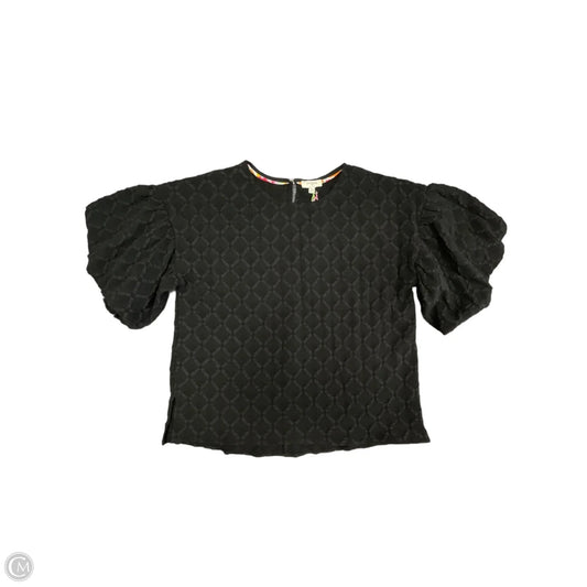 Top Short Sleeve By Umgee In Black, Size: M
