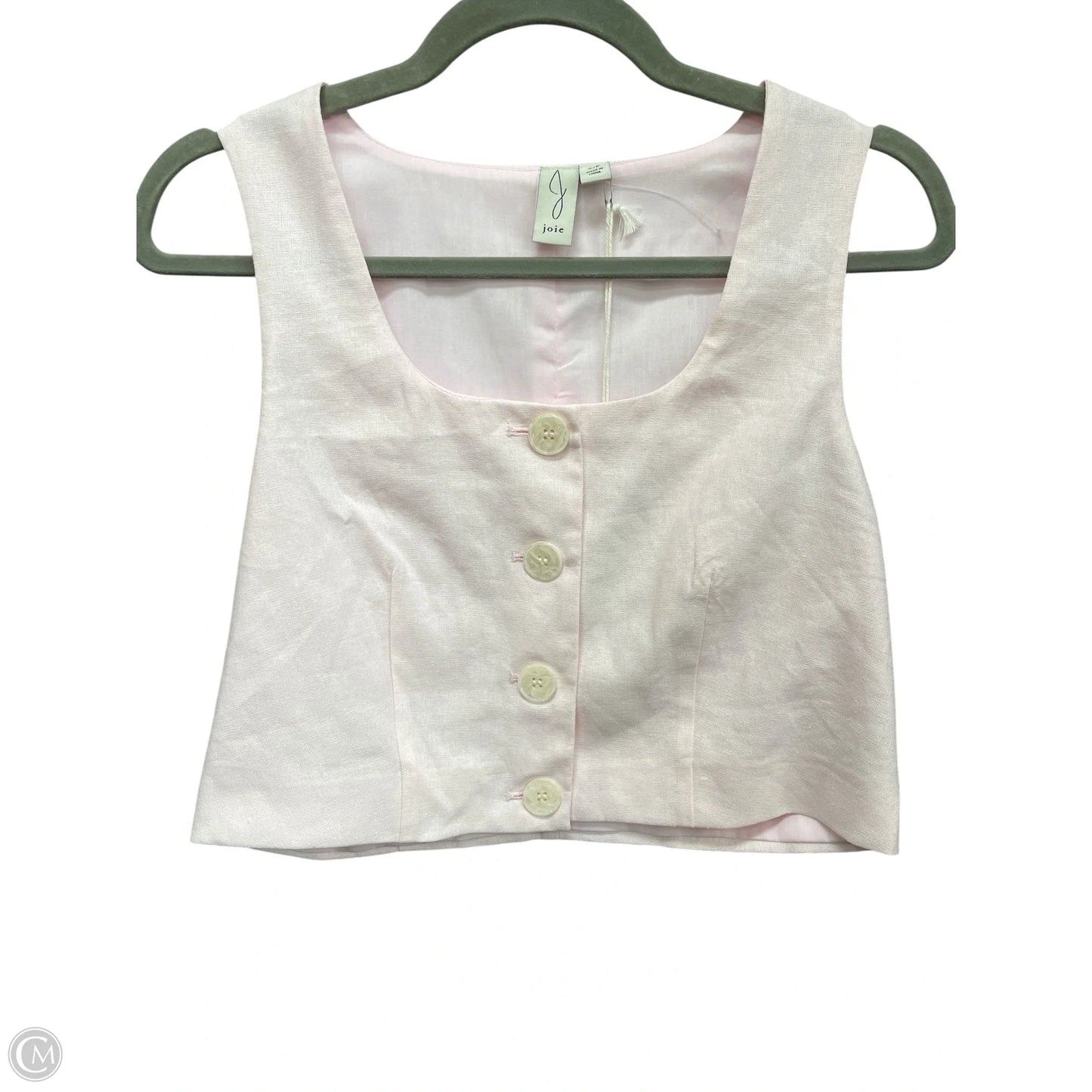 Top Sleeveless By Joie In Pink, Size: S
