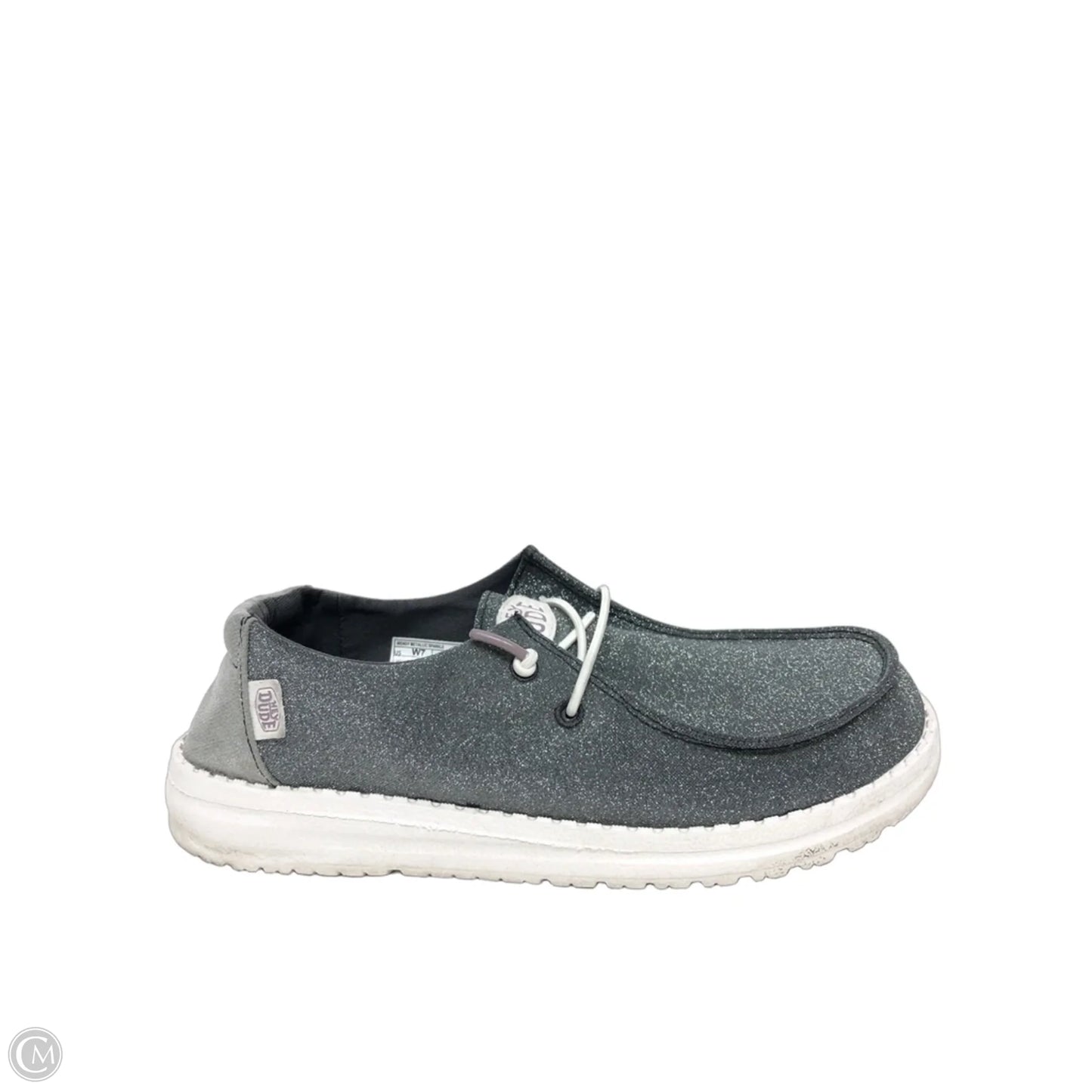 Shoes Flats By Hey Dude In Grey, Size: 7