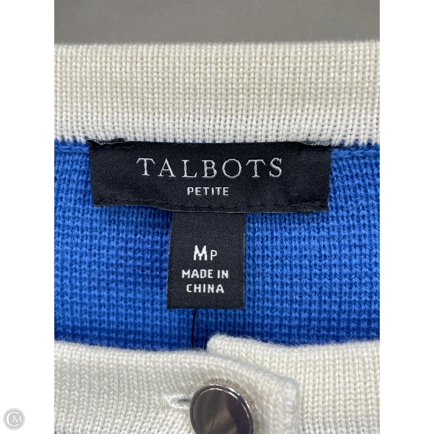 Cardigan By Talbots In Blue, Size: Mp