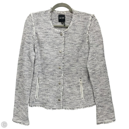 Blazer By Nic + Zoe In Blue & White, Size: M