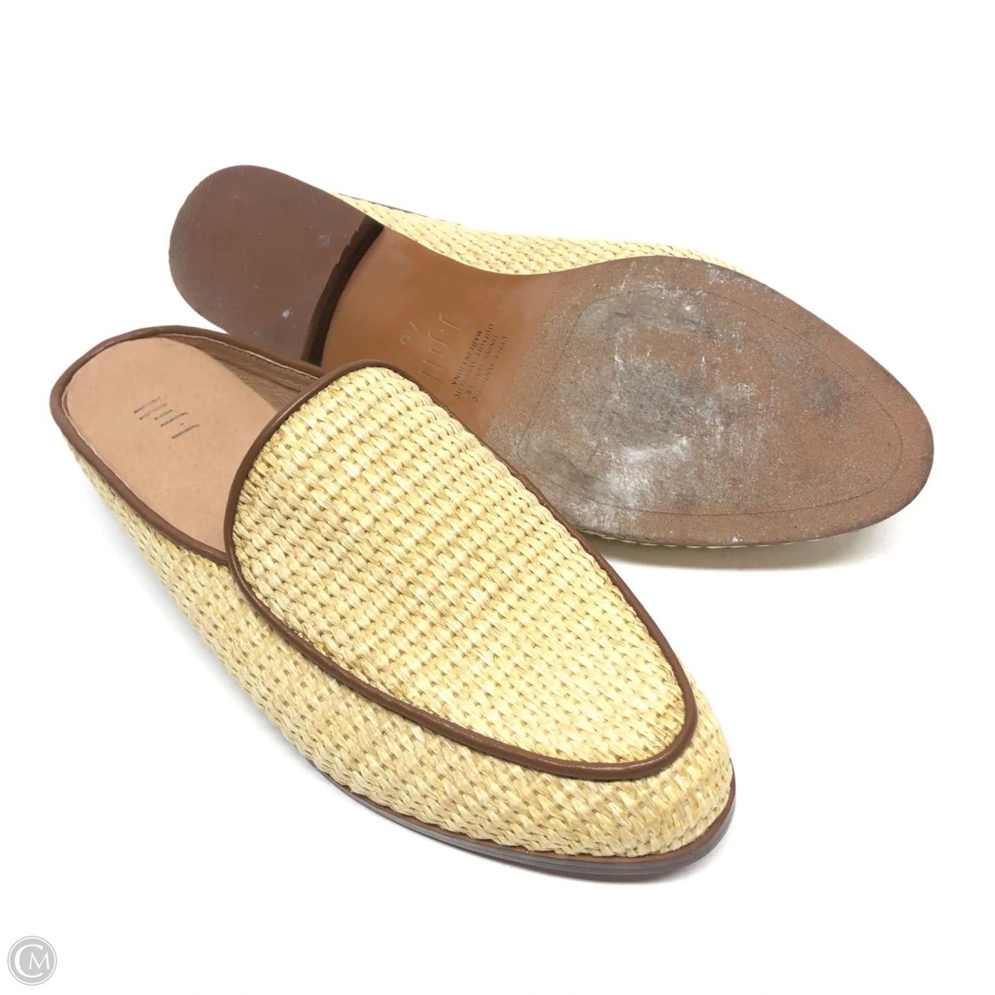 Shoes Flats By J. Jill In Brown & Tan, Size: 7.5