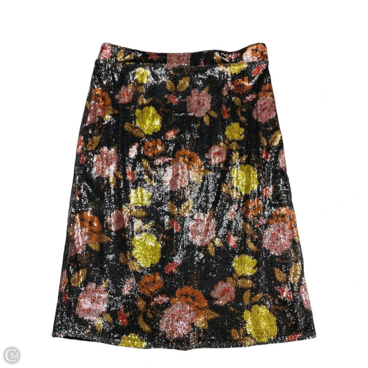 Skirt Midi By Clothes Mentor In Floral Print, Size: 12
