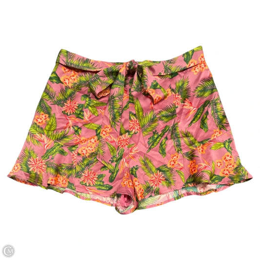 Shorts By Clothes Mentor In Floral Print, Size: M