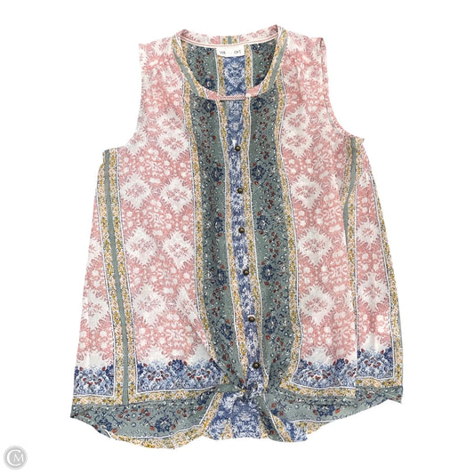 Top Sleeveless By Westport In Multi-colored, Size: M
