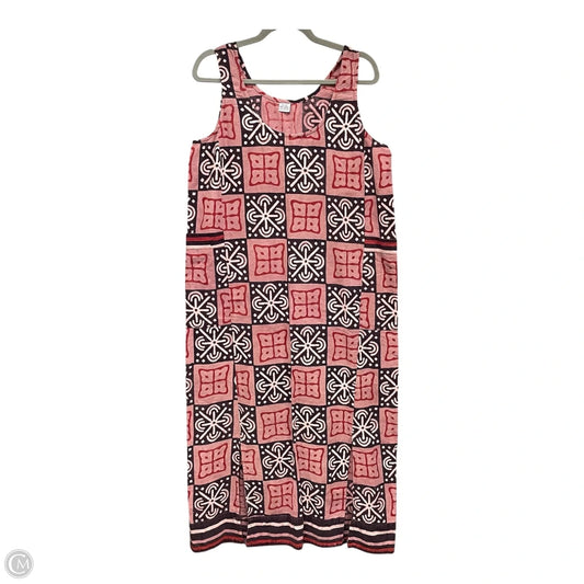 Dress Casual Midi By Clothes Mentor In Multi-colored, Size: Osfm