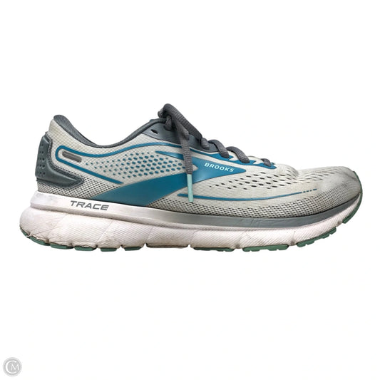 Shoes Athletic By Brooks In Blue & Grey, Size: 8