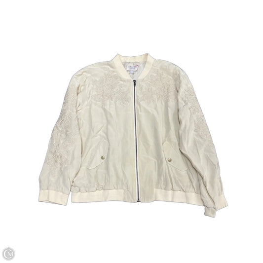 Jacket Other By Johnny Was In Cream, Size: Xl