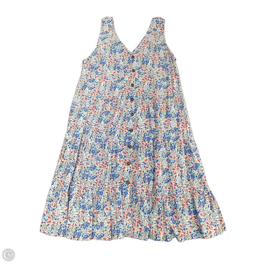 Dress Casual Midi By Clothes Mentor In Multi-colored, Size: Xl