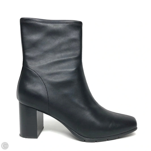 Boots Ankle Heels By Aerosoles In Black, Size: 11