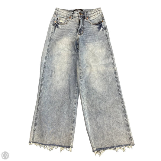 Jeans Cropped By Judy Blue In Blue, Size: 0