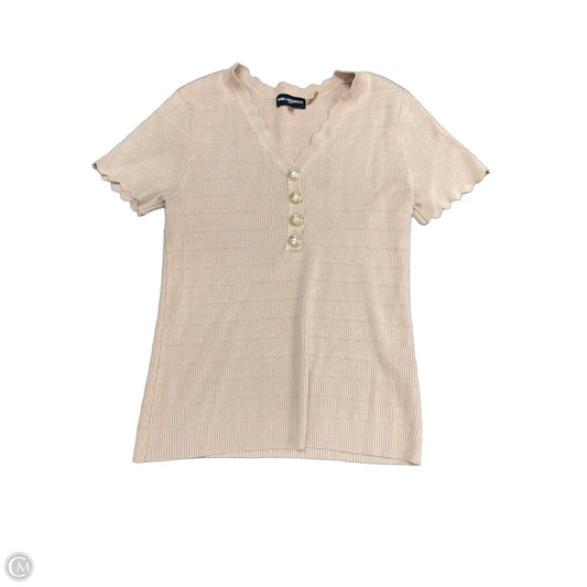 Top Short Sleeve By Karl Lagerfeld In Pink, Size: M