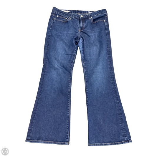 Jeans Straight By Gap In Blue Denim, Size: 12